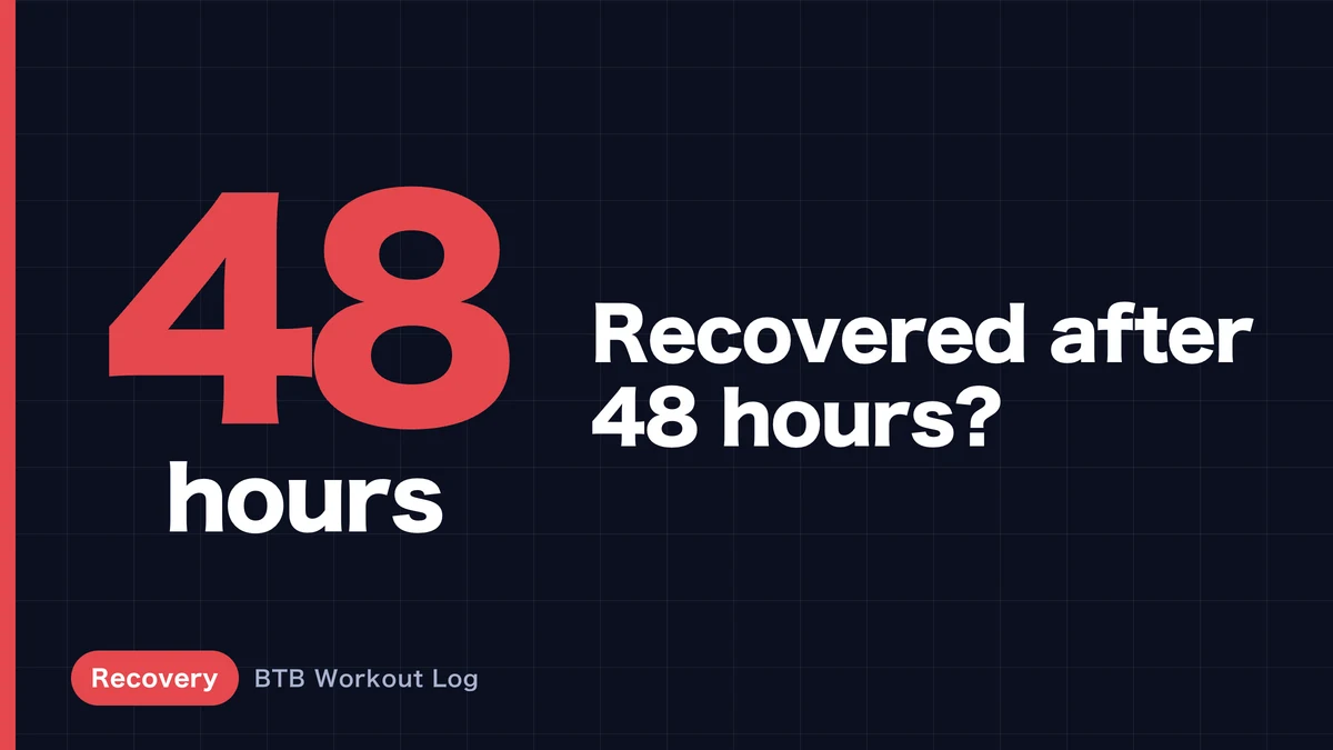 Is "48 Hours Is Enough Time to Recover" True?