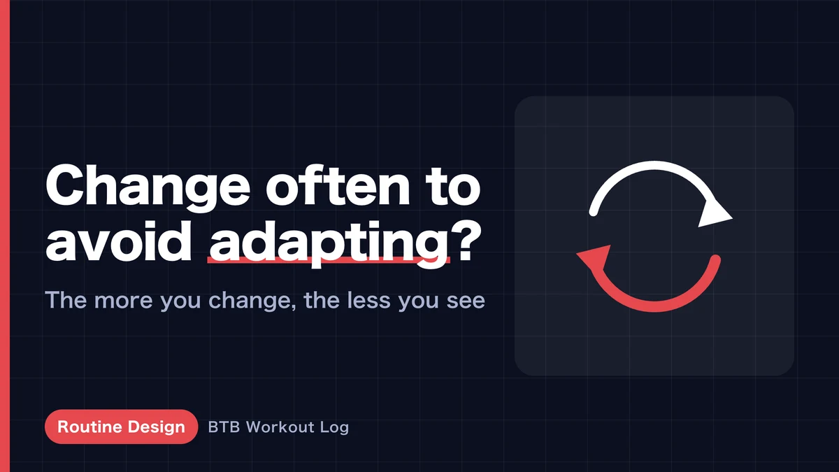 Does Changing Your Programme Often Stop Your Muscles Adapting?
