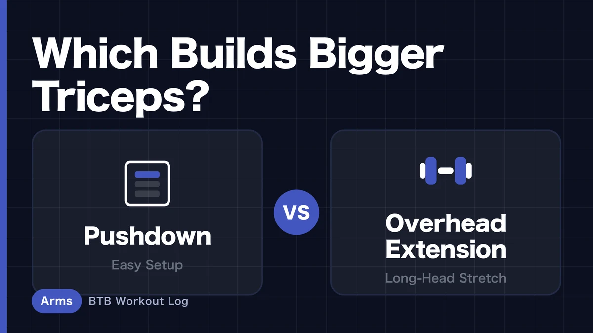 Pushdown vs. Overhead Extension | Which Builds Bigger Triceps?
