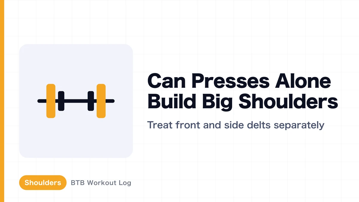 Shoulder Presses for Bigger Delts: Are They Enough for the Front and Side Delts?