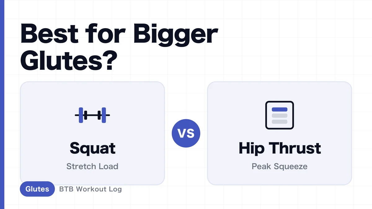 Squats vs. Hip Thrusts for Glute Growth | Hypertrophy Compared
