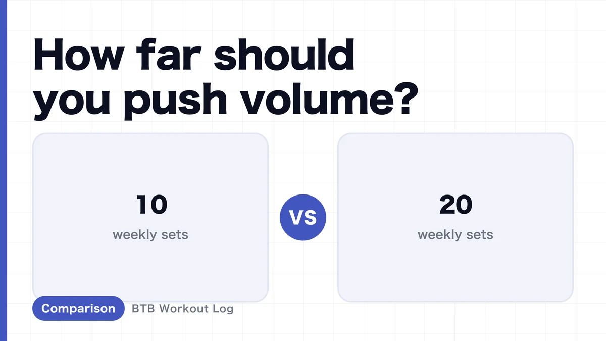 10 Weekly Sets vs. 20: Which Builds More Muscle?