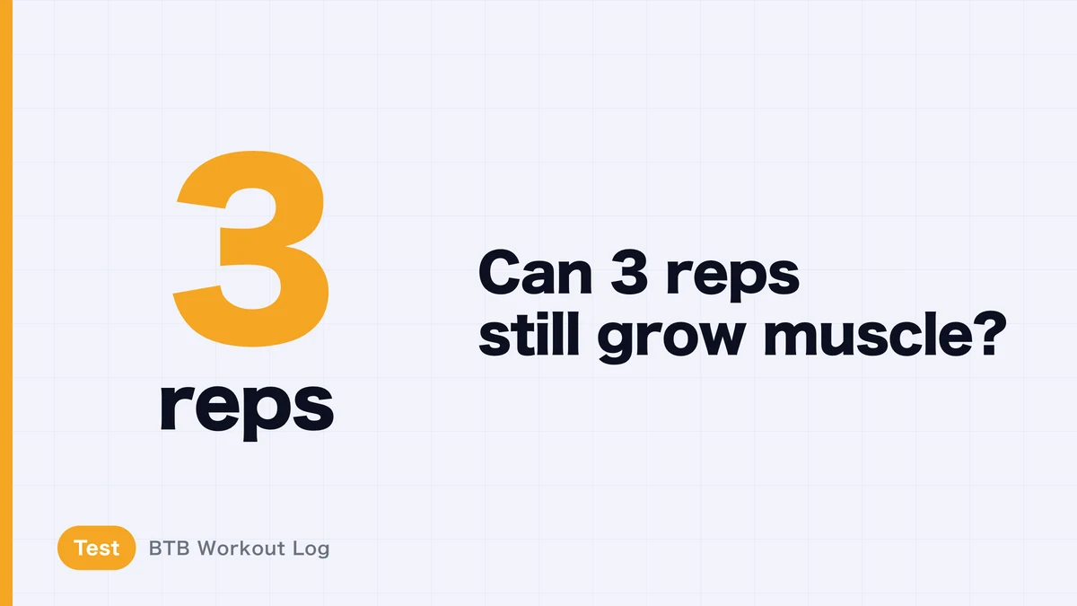 Does a Weight You Can Only Lift 3 Times Still Build Muscle?