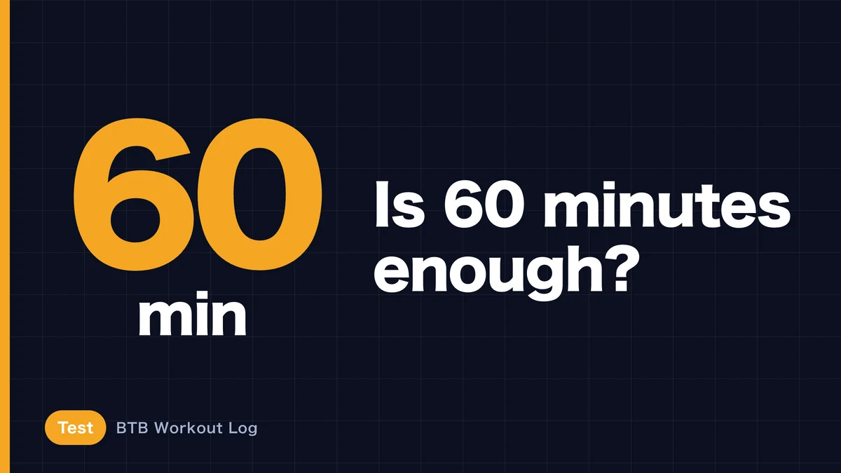 Can 60-Minute Sessions Still Deliver Enough Hypertrophy?