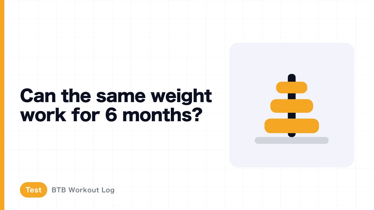 Can You Still Build Muscle Using the Same Weight for Six Months?