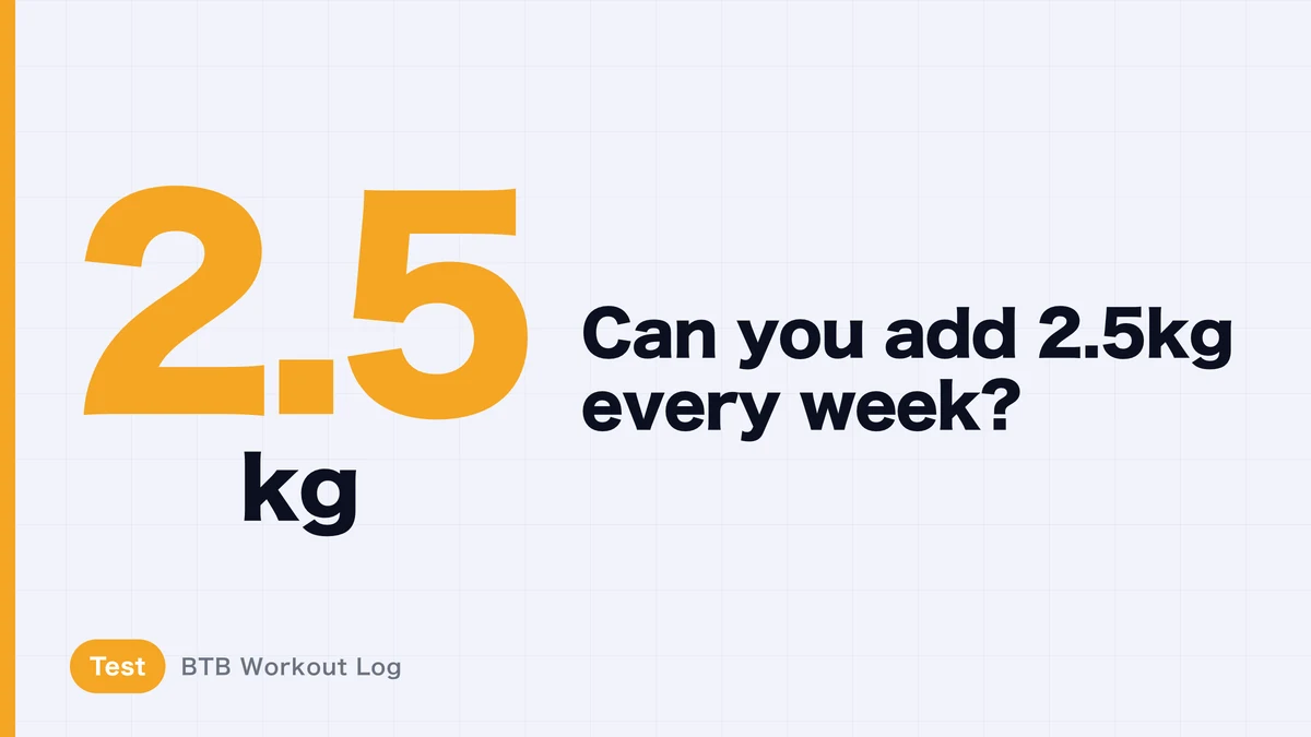 Can You Keep Building Muscle by Adding 2.5kg Every Week?