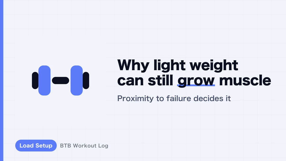 Why Light Loads Can Build Muscle Too, Not Just Heavy Ones