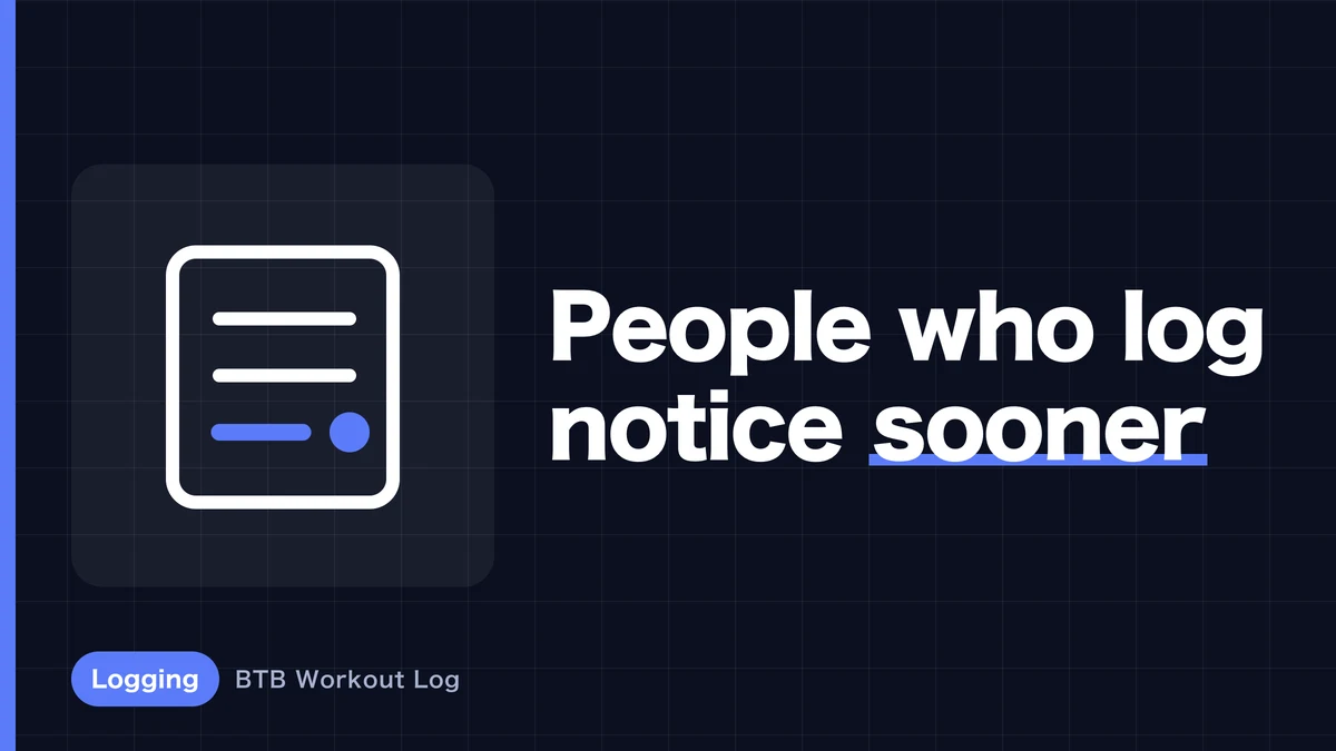 Why Do People Who Log Their Training Notice a Plateau Sooner?