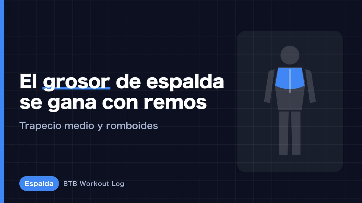 Grosor de espalda | 5 remos para desarrollar el trapecio medio y los romboides