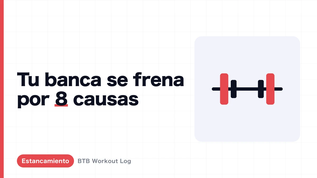 Estancamiento en el press banca: 8 causas y un programa de 4 semanas para superarlo