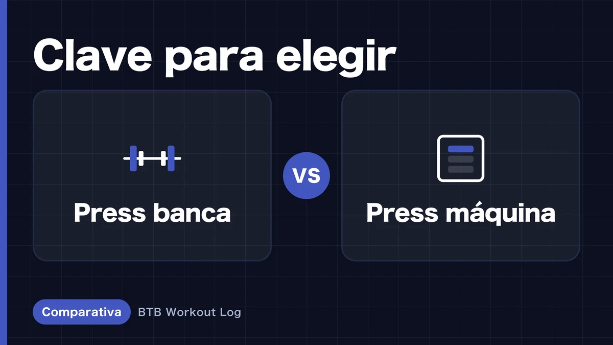 Press de banco vs press de pecho: cómo elegir según tus objetivos de hipertrofia