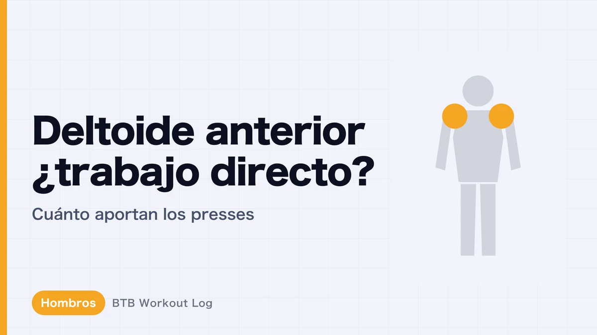 Deltoide anterior: ¿hay que entrenarlo directamente? Claves si haces press de banca