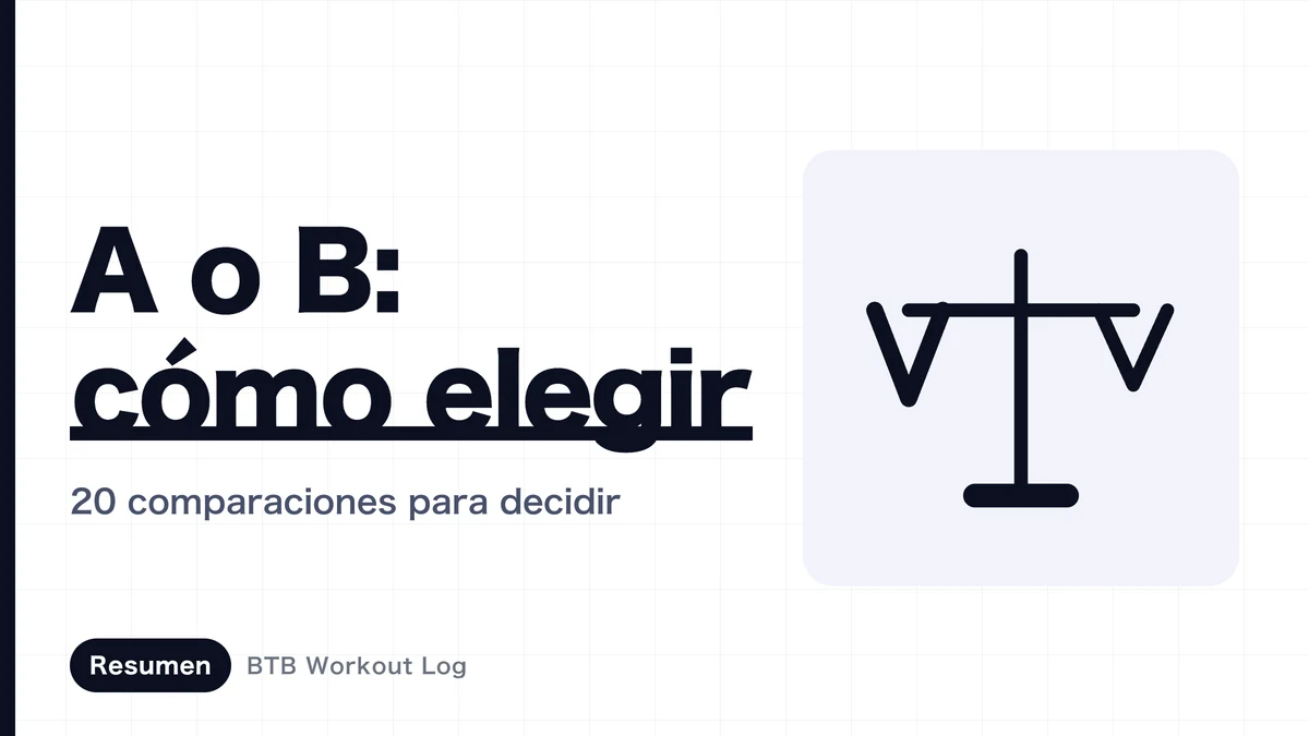 Cómo elegir entre opciones de hipertrofia muscular | Criterios de uso según comparación