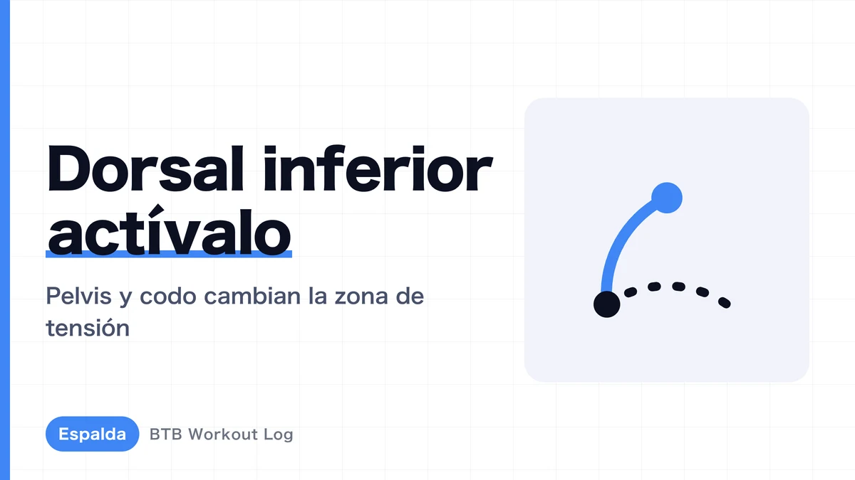 Dorsal ancho inferior: técnica y ejercicios para desarrollar la espalda hasta la cintura