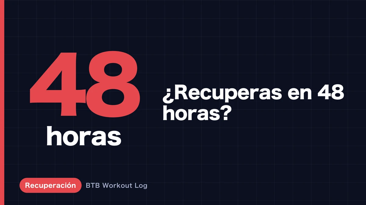 ¿Recuperación en 48 horas? Verdad y límites del mito