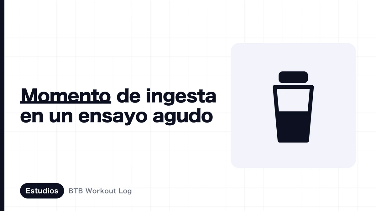 Una imagen que muestra el momento de la ingesta nutricional antes y después del entrenamiento muscular usando dos agitadores y un reloj