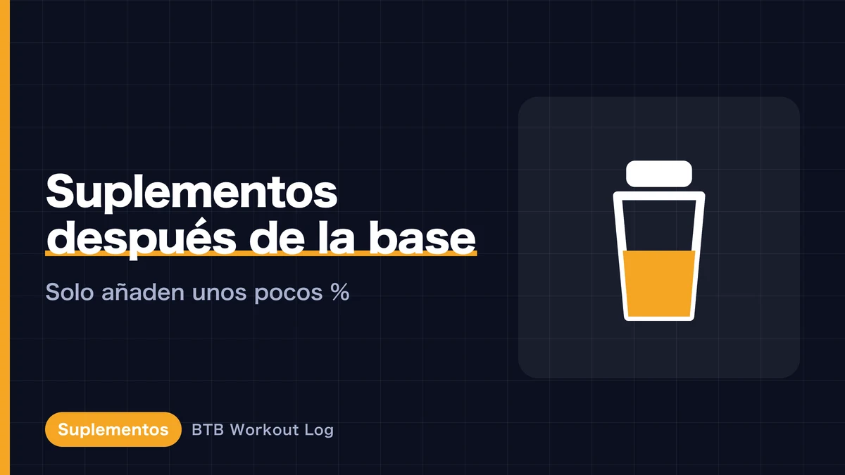 4 suplementos que realmente construyen músculo | Rankings basados en evidencia y qué evitar