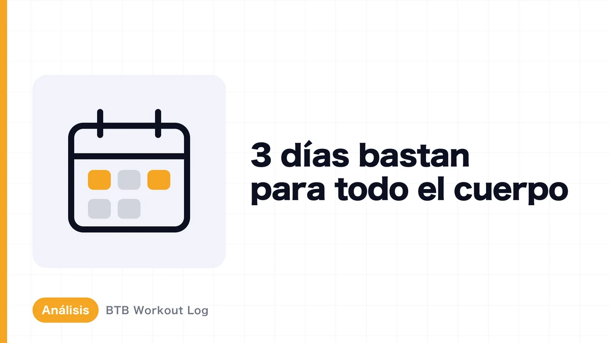 ¿Lograrás hipertrofia muscular completa entrenando solo 3 veces por semana?