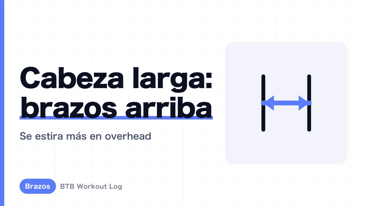 Cabeza larga del tríceps: ¿hay que elevar el brazo? Por qué importan los ejercicios sobre la cabeza