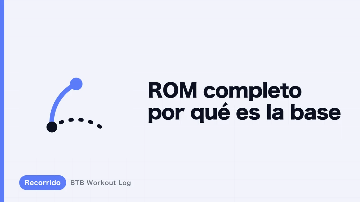 ¿Por qué el rango completo de movimiento es la base para la hipertrofia muscular?