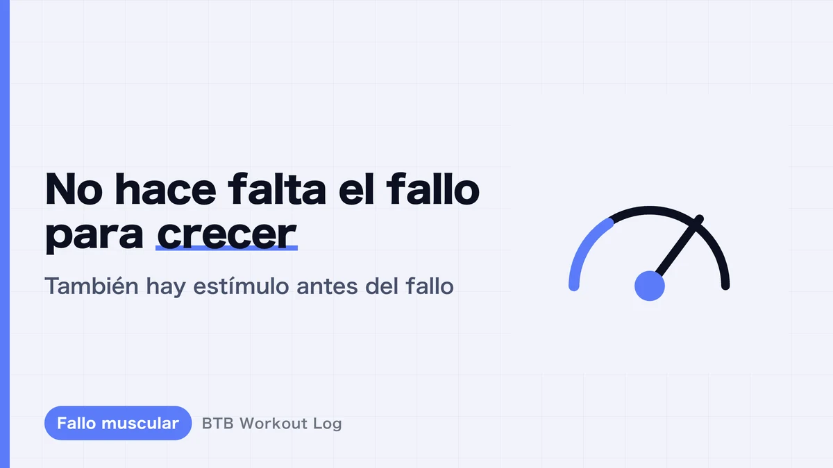 Por qué los músculos crecen sin llegar al fallo muscular en cada serie