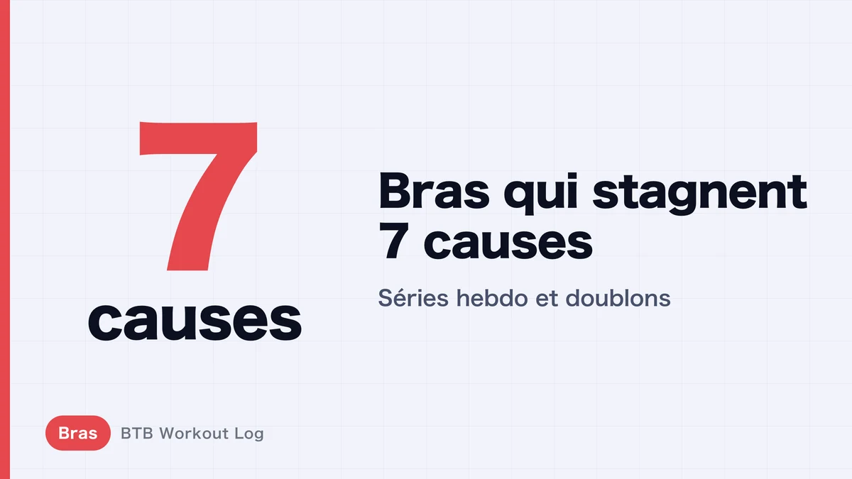 Bras qui ne grossissent pas : 7 causes | Combien de séries pour les biceps et triceps ?