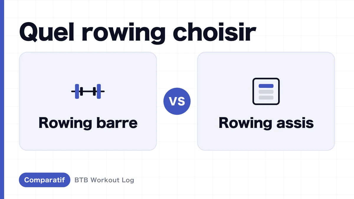 Tirage barre libre vs tirage assis : lequel pour l'hypertrophie du dos ?
