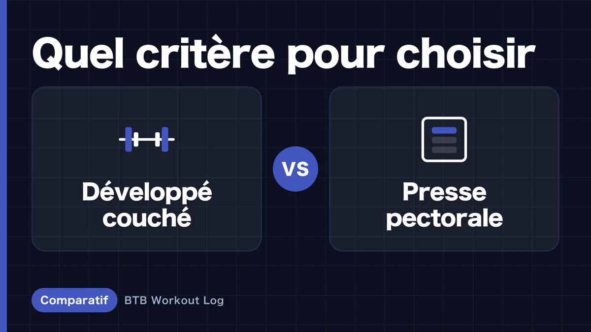Développé couché vs Presse poitrine : comment les choisir pour l'hypertrophie musculaire ?