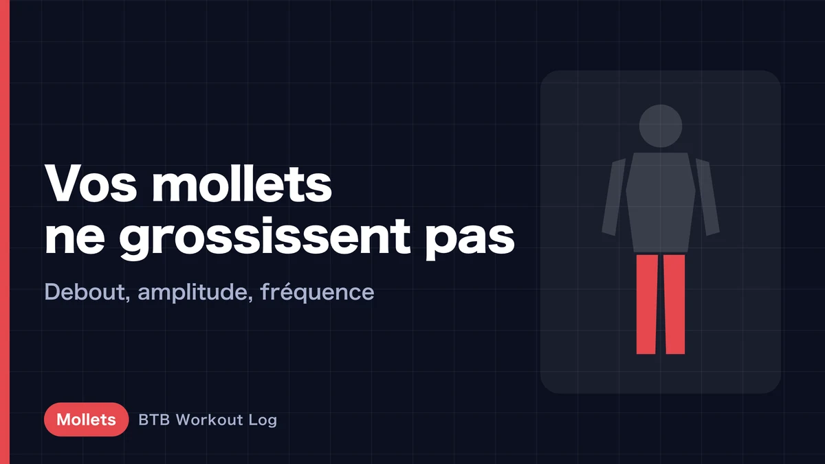 Mollets qui ne grossissent pas : 5 clés pour stimuler l’hypertrophie musculaire