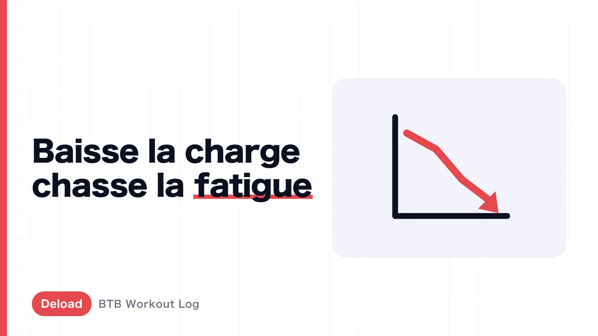 Comment faire un deload | Guide complet : fréquence, durée et jusqu'où réduire