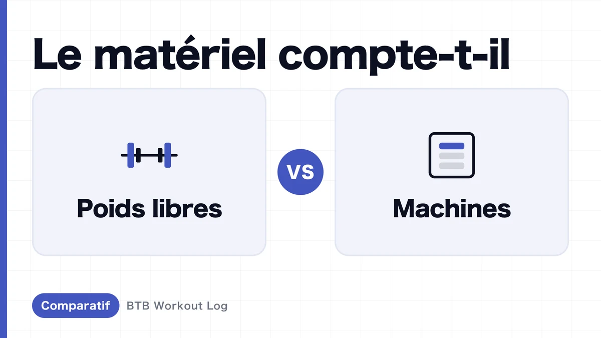 Poids libres vs machines : lequel est supérieur pour la croissance musculaire ?