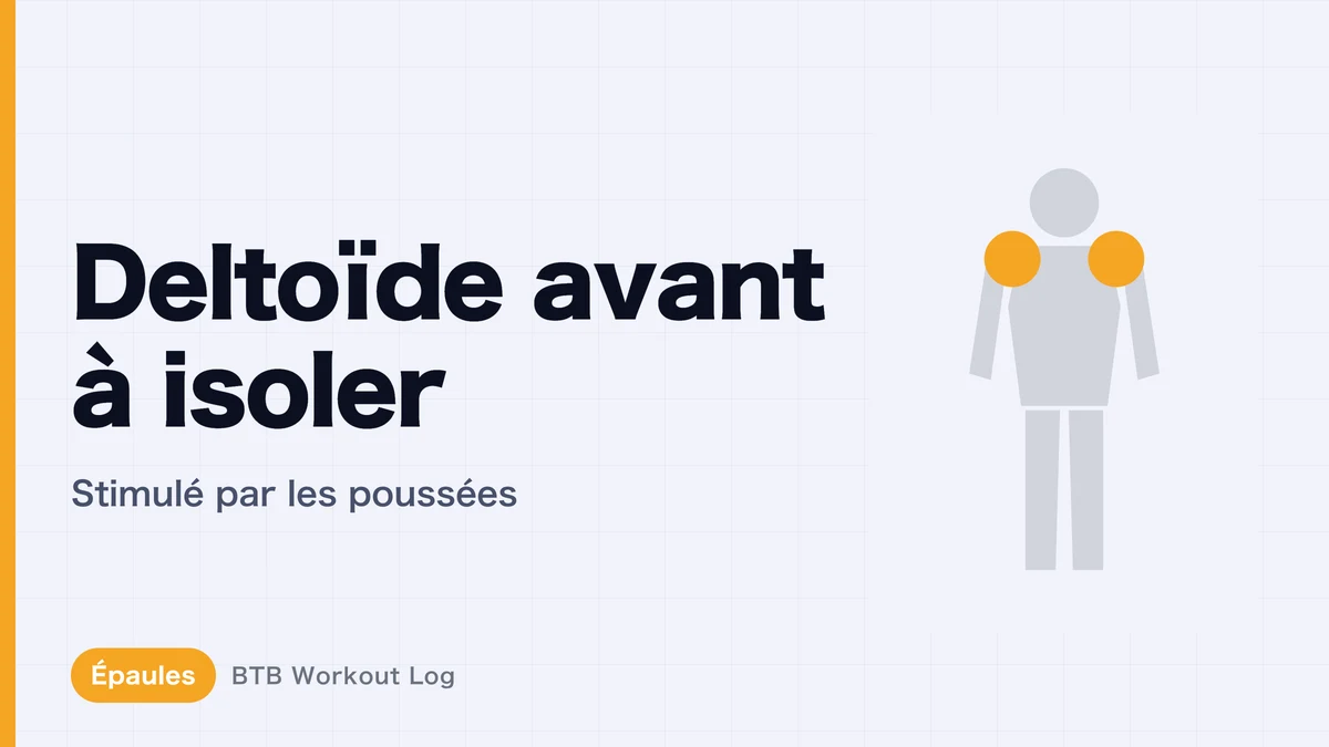 Deltoïde antérieur : faut-il l’isoler si vous faites du développé couché ?