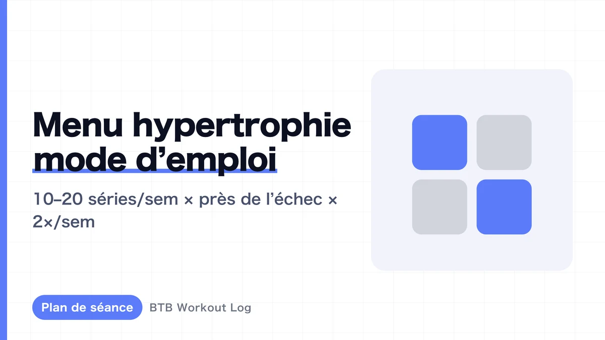 Meilleur programme pour prendre du muscle | Plans prêts à l'emploi de 2 à 5 jours par semaine