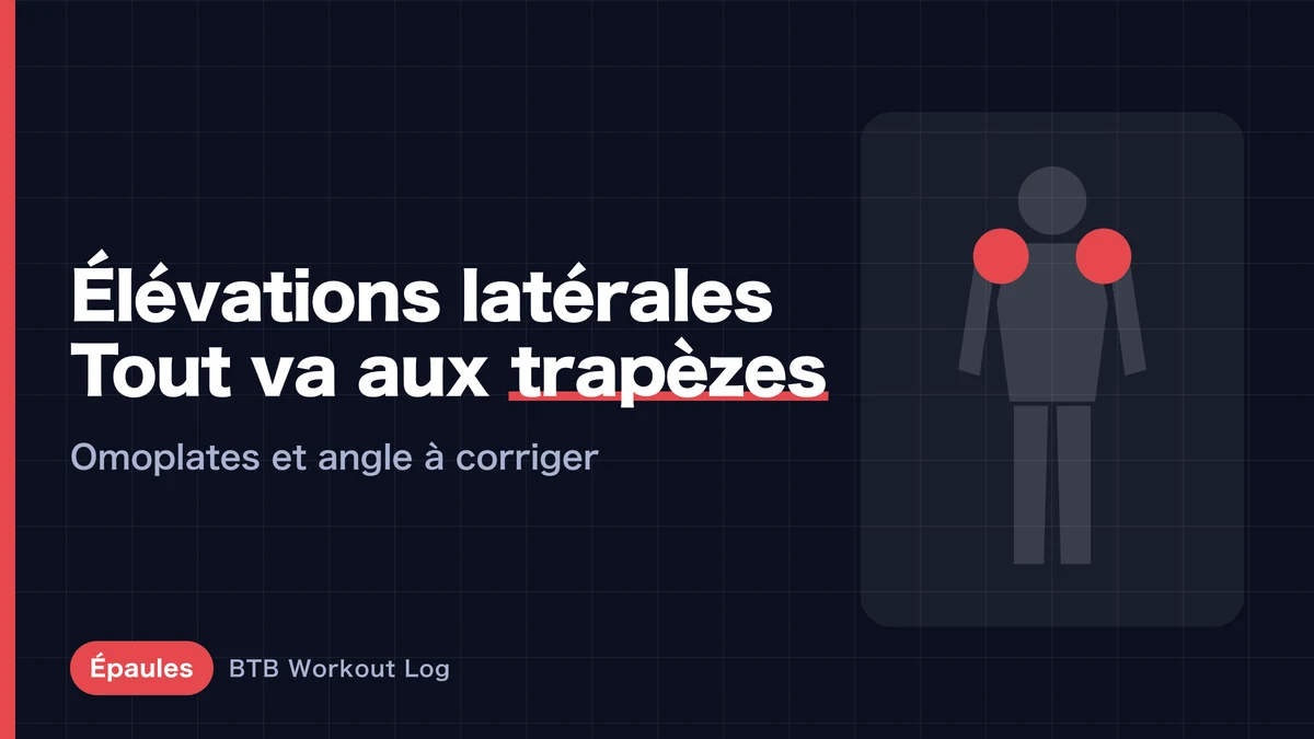 Élévations latérales : pourquoi les trapèzes dominent | Technique pour cibler le deltoïde moyen