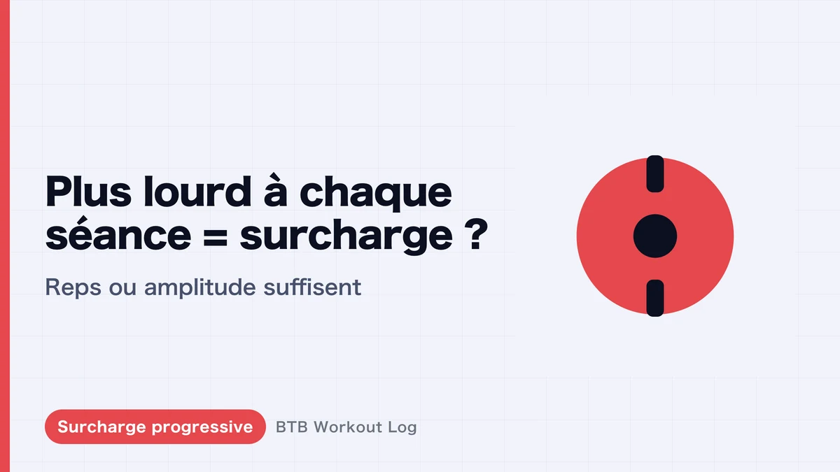 Augmenter le poids à chaque séance n'est pas la surcharge progressive