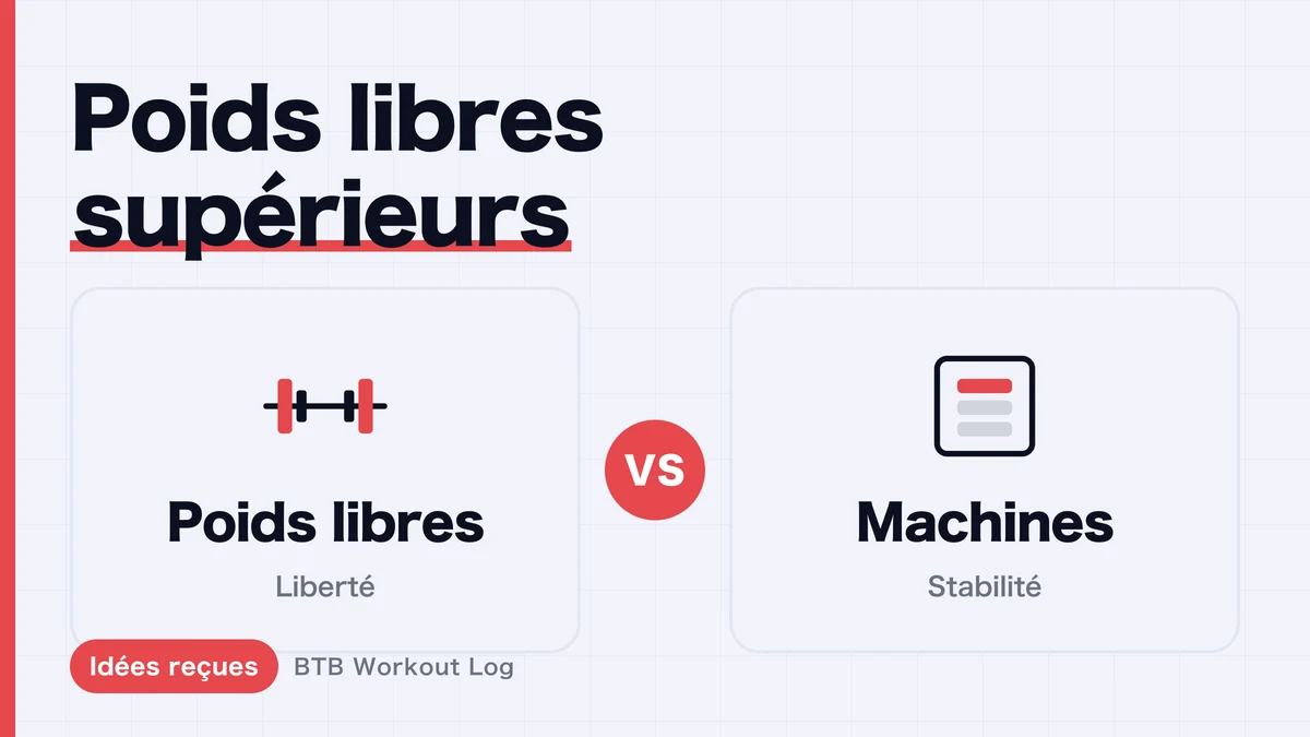 Les poids libres sont-ils vraiment meilleurs que les machines ?