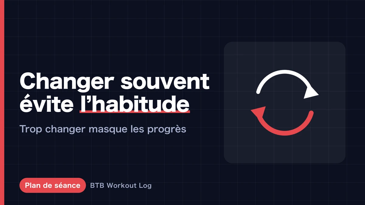 Changer fréquemment de programme empêche-t-il les muscles de s'adapter ?