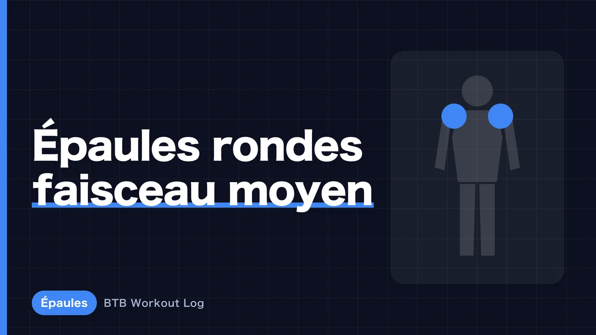 Entraînement d'épaules pour la prise de muscle | Entraîner les trois faisceaux du deltoïde pour des épaules rondes et larges