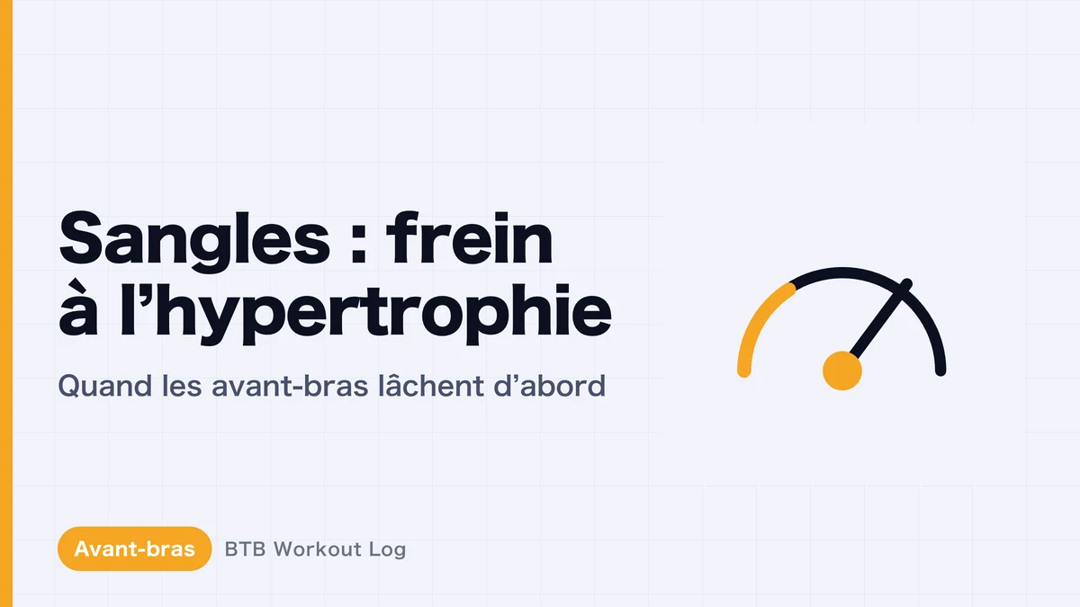 Sangles de tirage et hypertrophie musculaire | Vos avant-bras lâchent avant votre dos ?