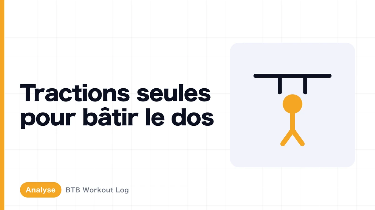 Peut-on développer un grand dos avec des pull-ups uniquement ?