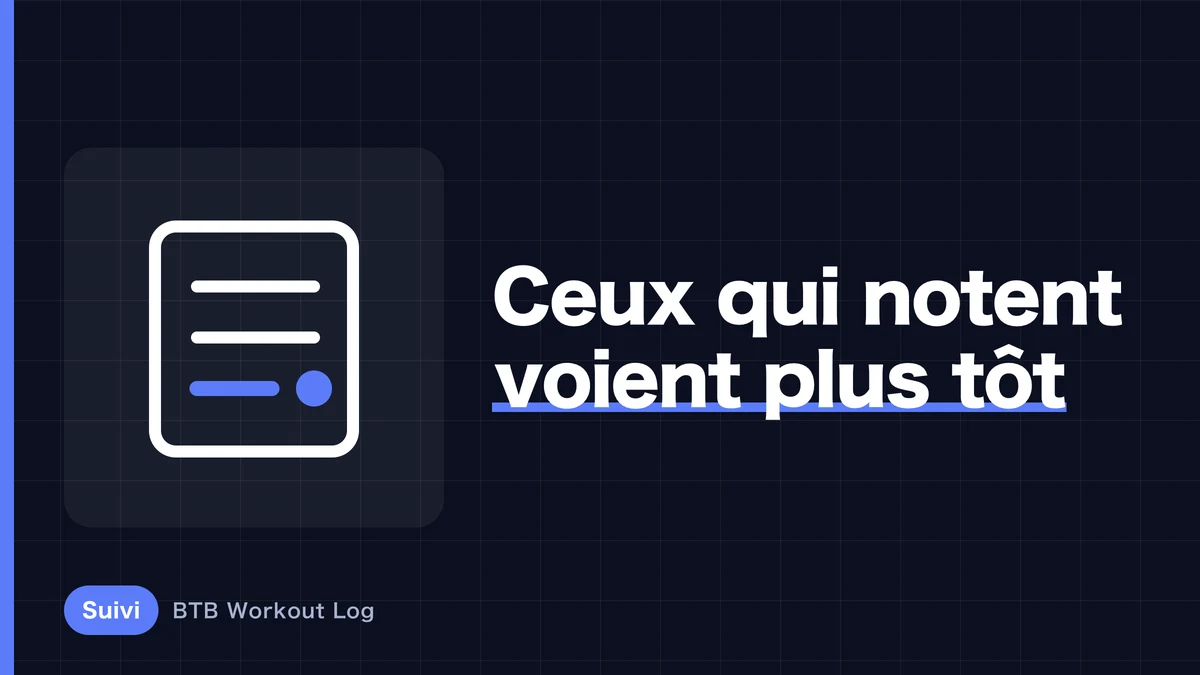 Stagnation en muscu : comment la traçabilité la détecte plus tôt