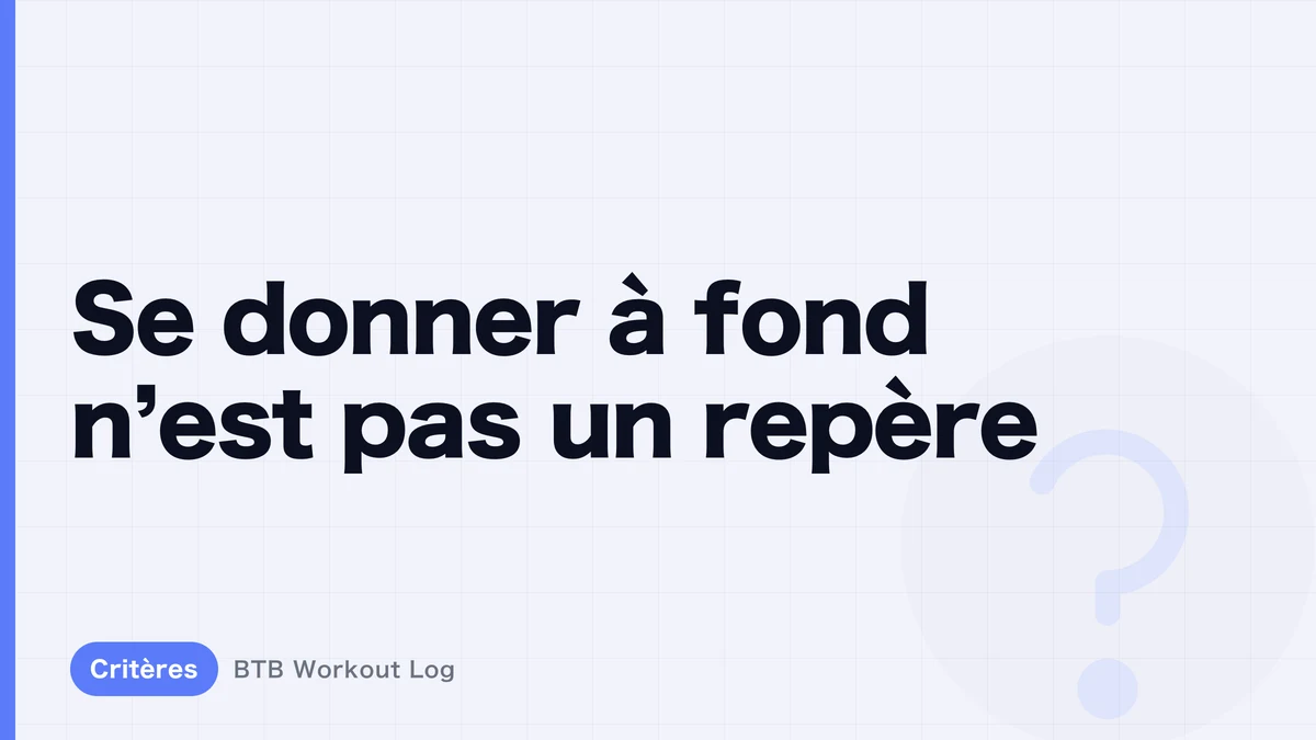 Pourquoi la surcharge progressive surpasse la sensation d'effort pour l'hypertrophie musculaire
