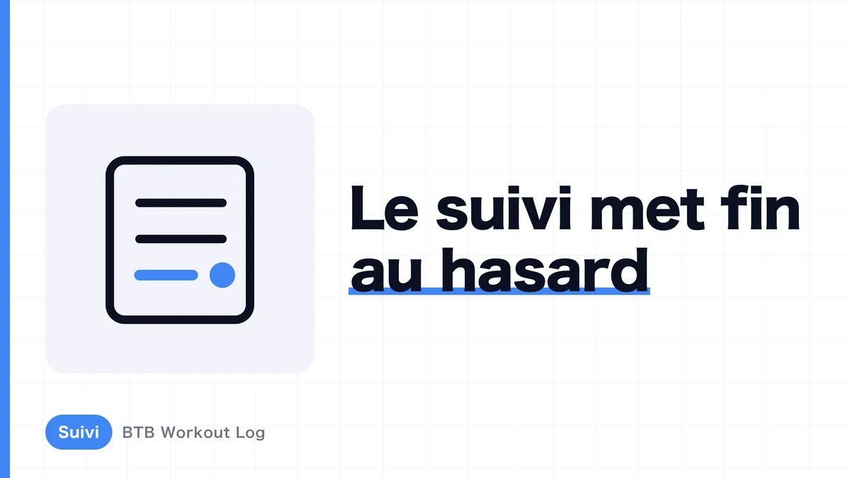 Comment choisir une app de suivi d'entraînement | Gérer le poids, les reps et le volume régulièrement