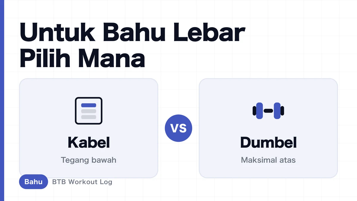 Cable Lateral Raise vs Dumbbell Lateral Raise | Mana Lebih Efektif untuk Bahu Lebar?