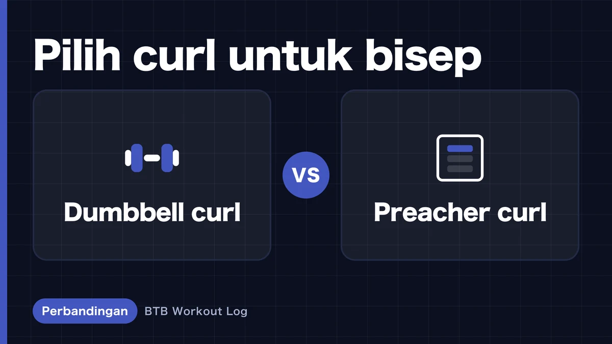 Dumbbell Curl vs Preacher Curl: Mana yang Lebih Efektif untuk Bisep?