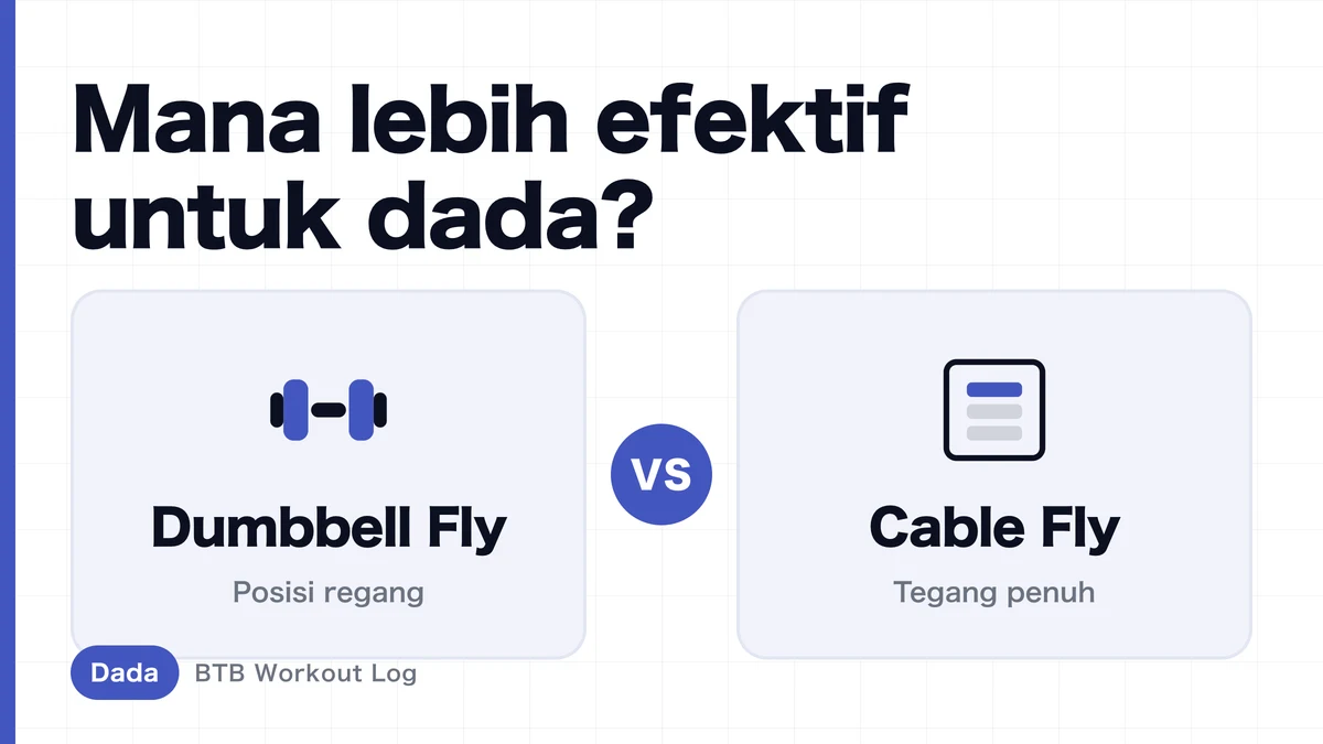 Dumbbell Fly vs Cable Fly | Mana yang Lebih Efektif untuk Hipertrofi Otot Dada?