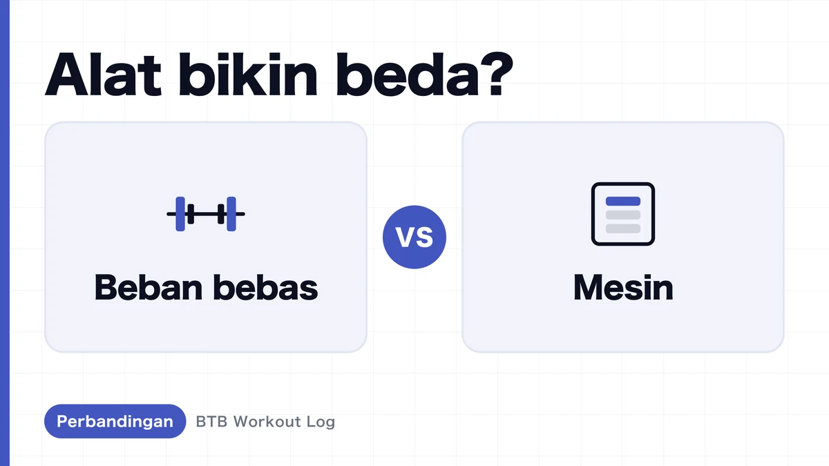 free weight vs mesin untuk hipertrofi otot: mana lebih unggul?