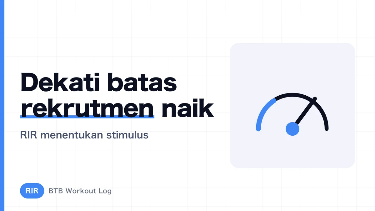 RIR Menurun: Bagaimana Stimulus Otot Berubah Saat Mendekati Gagal?