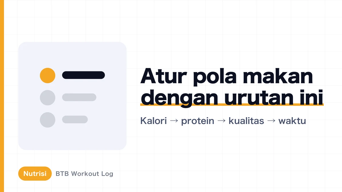 Panduan Nutrisi Lengkap untuk Membangun Otot | Kalori, Protein, dan Urutan Prioritas