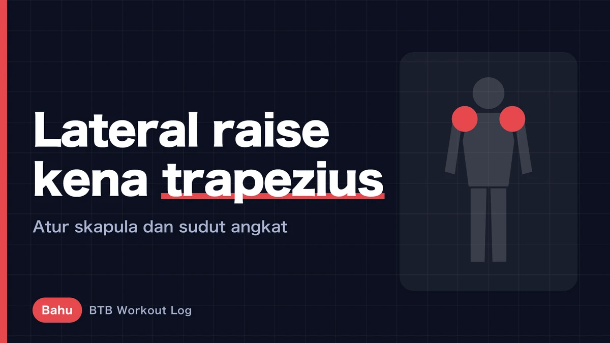 Lateral Raise Hanya Terasa di Trapezius | Penyebab dan Teknik untuk Deltoid Tengah